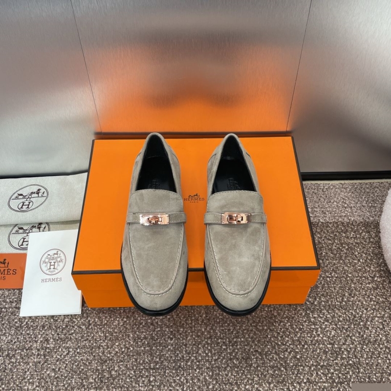 H**mes leather shoes